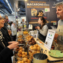 Salon Marjolaine 2017 - exposant macarons roux