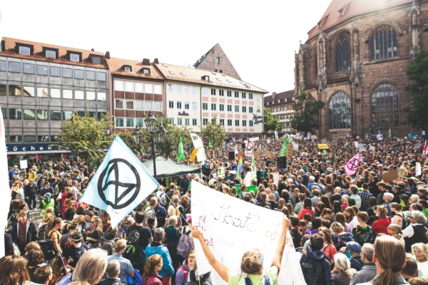 Manifestation de la jeunesse pour le climat 