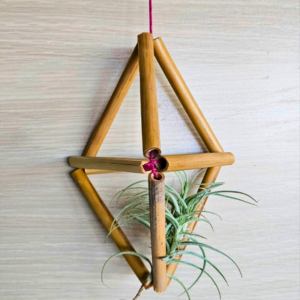 Atelier Himmeli – Construction d&rsquo;une décoration en bambou.